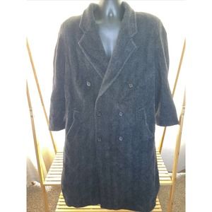 VTG NINO CERRUTI Overcoat Wool Coat 40 M‎ Trench Double Breasted Jacket Italy